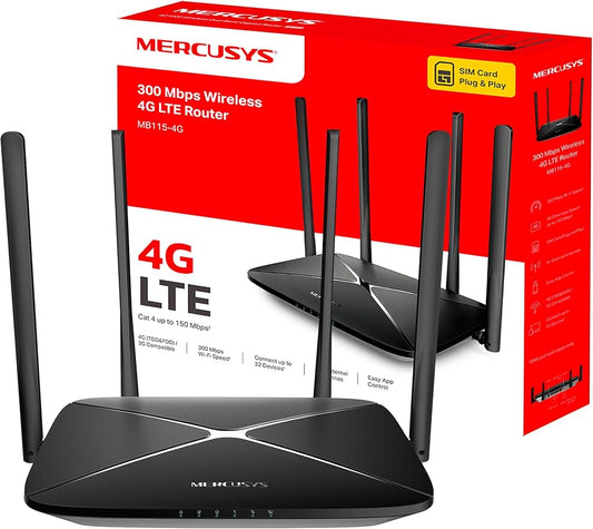 Mercusys MB115-4G LTE All Sim Supported Router in Pakistan