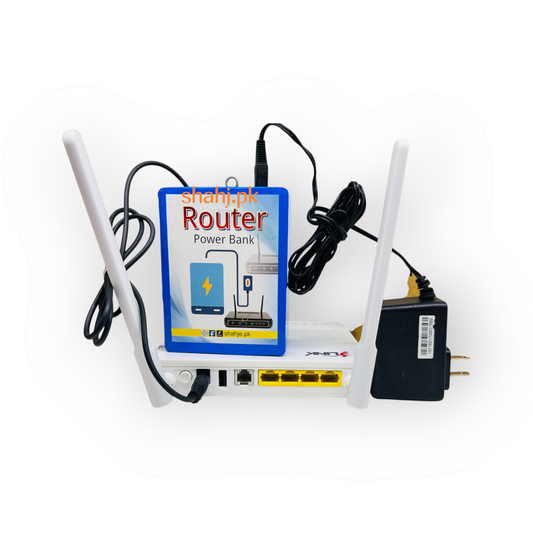 20000mAh Power Bank for 12V Router, Camera, PTCL, NAYATEL, StormFiber – Portable Backup Power Solution