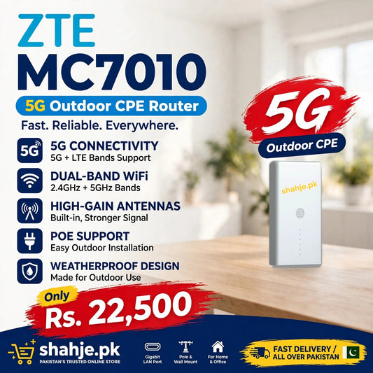 ZTE MC7010 5G Outdoor CPE Router - shahje.pk banner