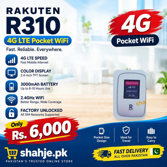 Rakuten R310 4G LTE Pocket WiFi - shahje.pk banner