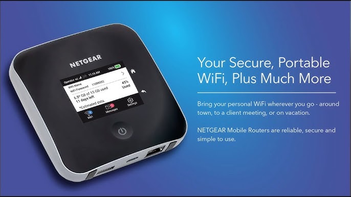 Netgear Nighthawk M2 MR2100 – 4G LTE Cat20 Gigabit Mobile Hotspot