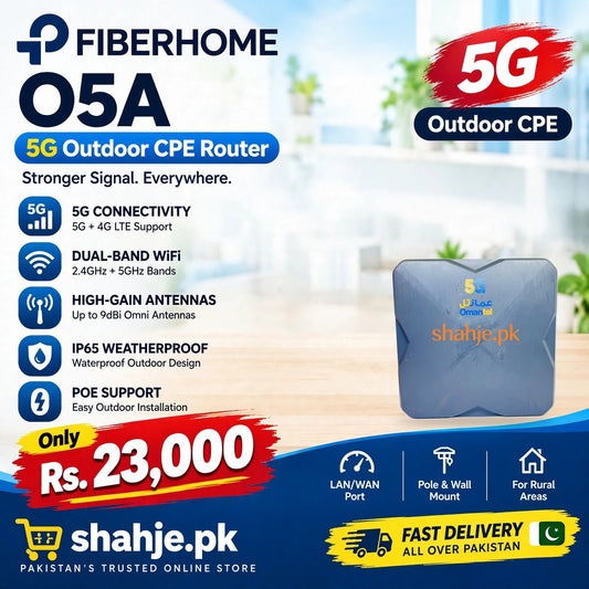 FiberHome O5A 5G Outdoor CPE Router - shahje.pk banner