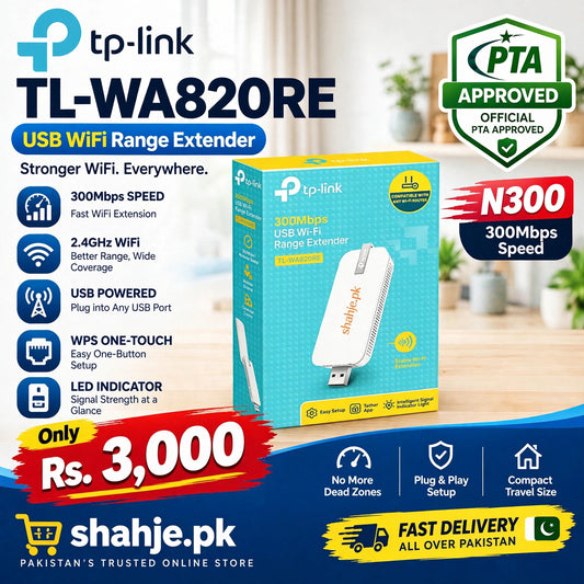 TP-Link TL-WA820RE USB WiFi Range Extender 300Mbps PTA Approved - Rs. 3,000
